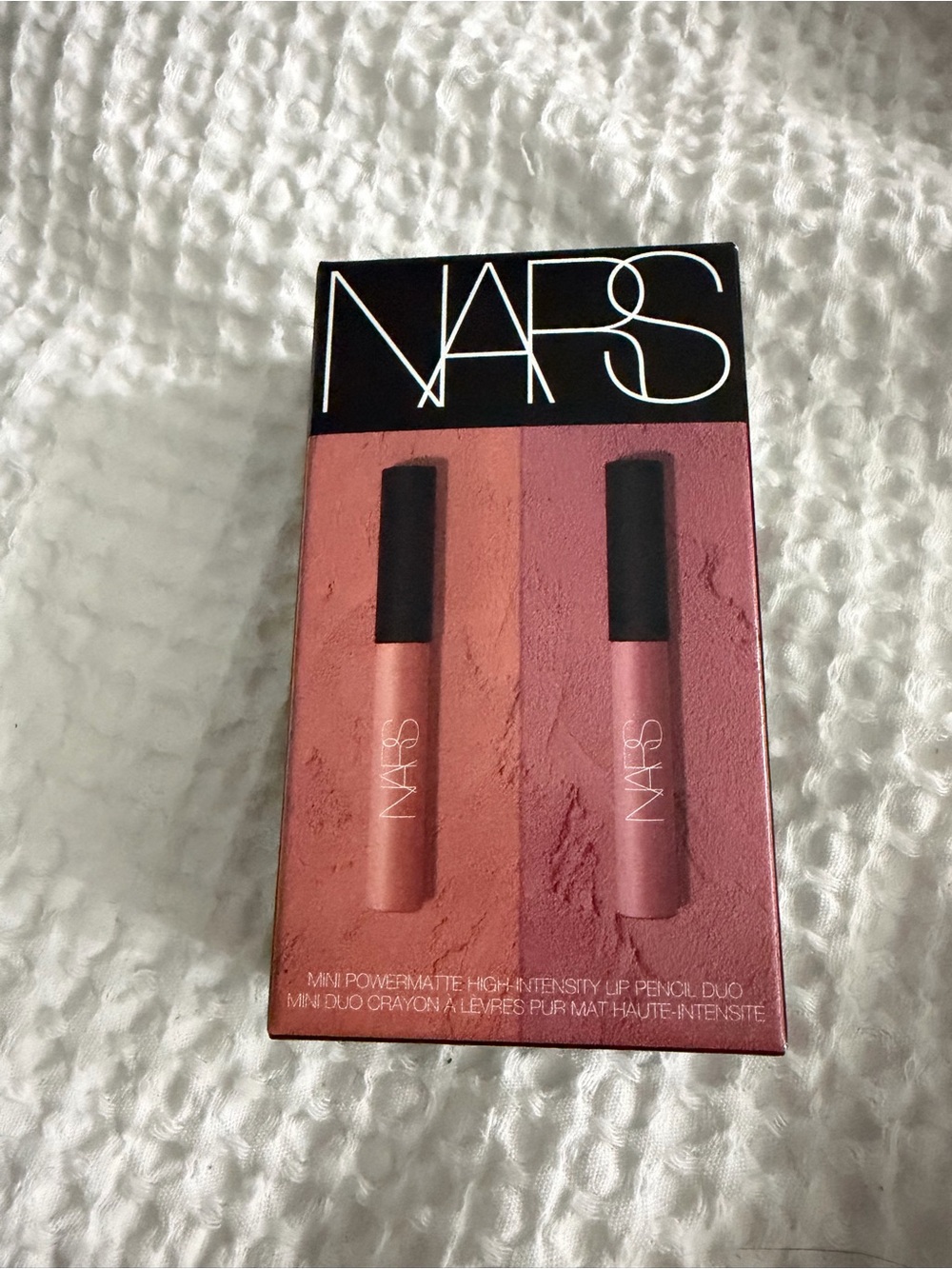 NARS Mini Lip Pencil Duo — Peach & Dusty Rose New